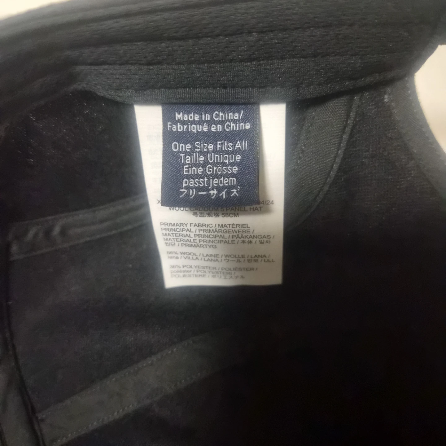 ARC'TERYX ウールキャップ ブラック フリーサイズの写真2枚目