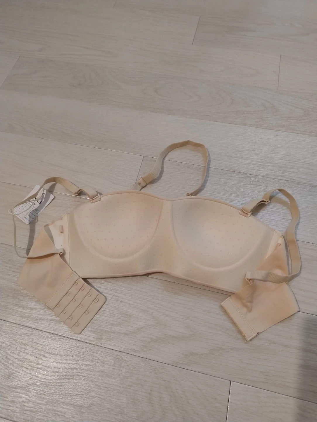 ストラップレスブラ ベージュ XXSサイズの写真2枚目