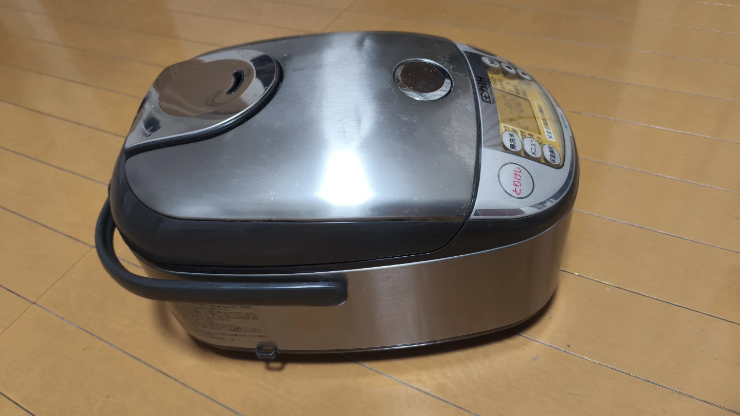 象印 圧力IH炊飯器 5.5合 NP-HN10 動作品 ※内釜コーティングはがれありの写真3枚目