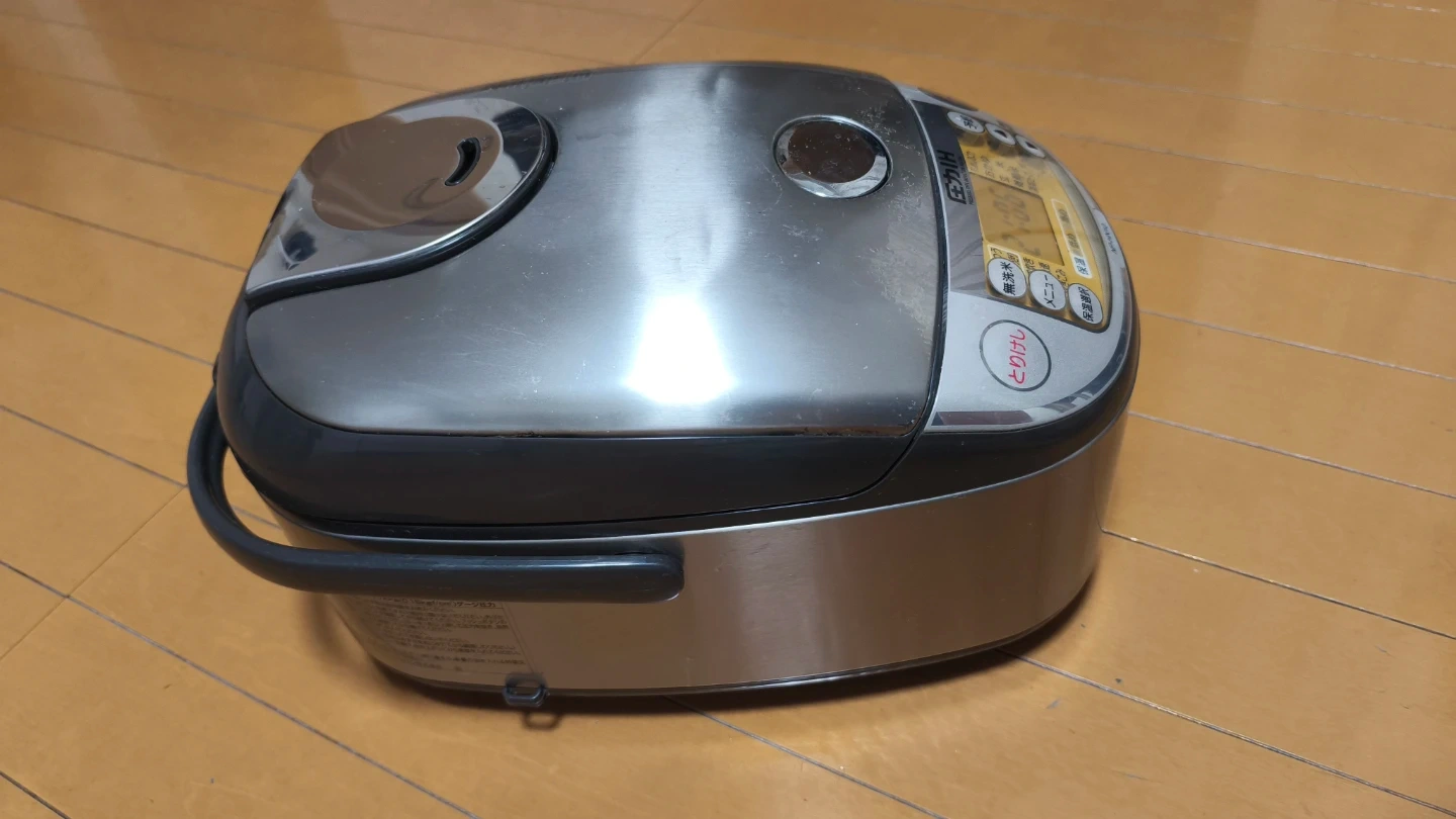 象印 圧力IH炊飯器 5.5合 NP-HN10 動作品 ※内釜コーティングはがれありの写真3枚目