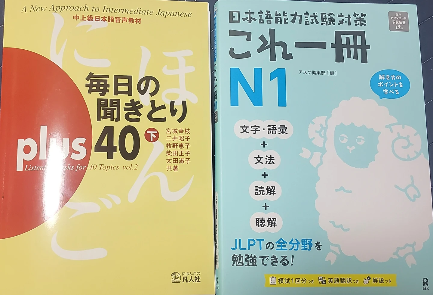 日本語能力試験対策 これ一冊 N1 ＆ 毎日の聞きとり40