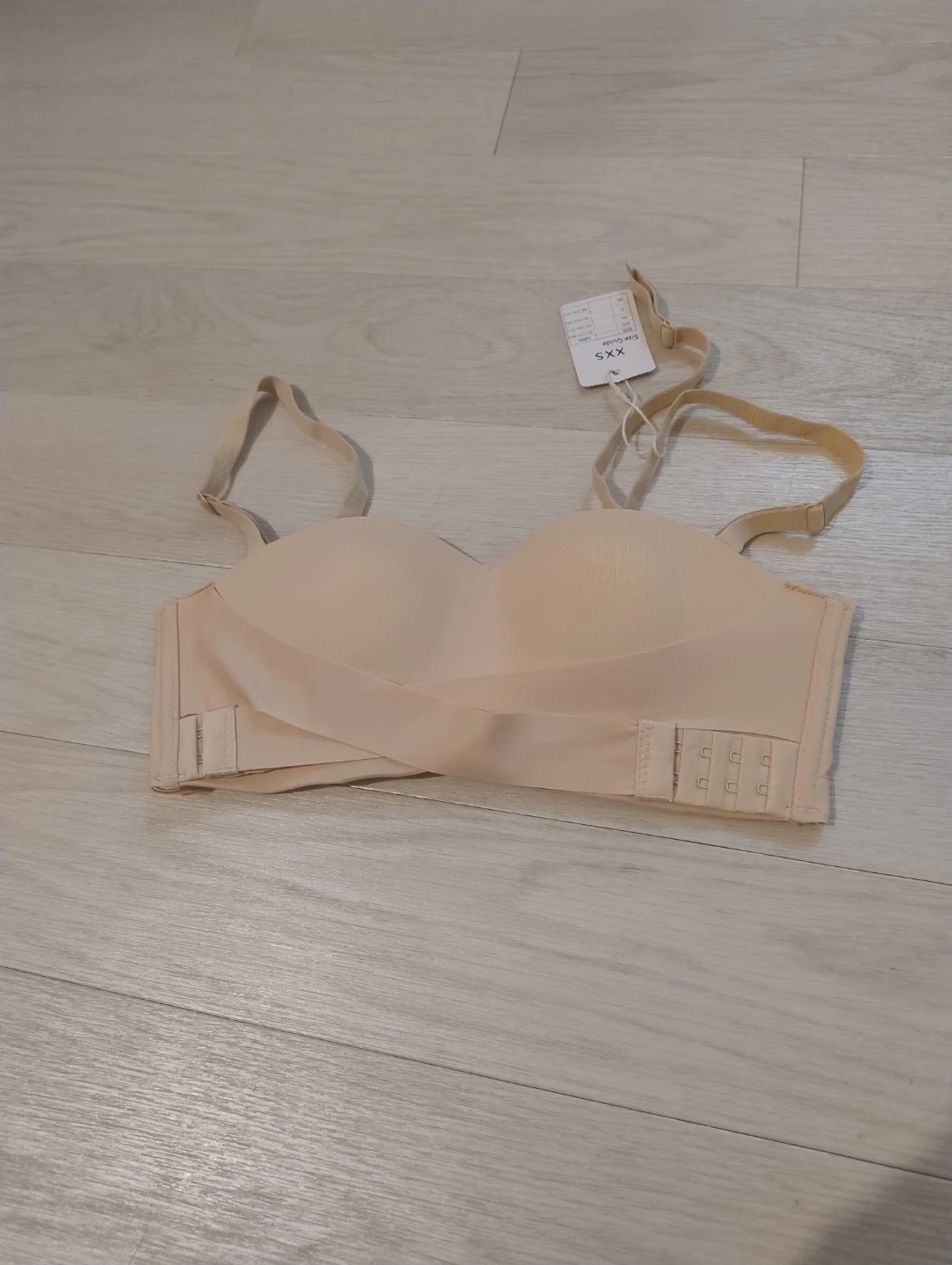 ストラップレスブラ ベージュ XXSサイズ