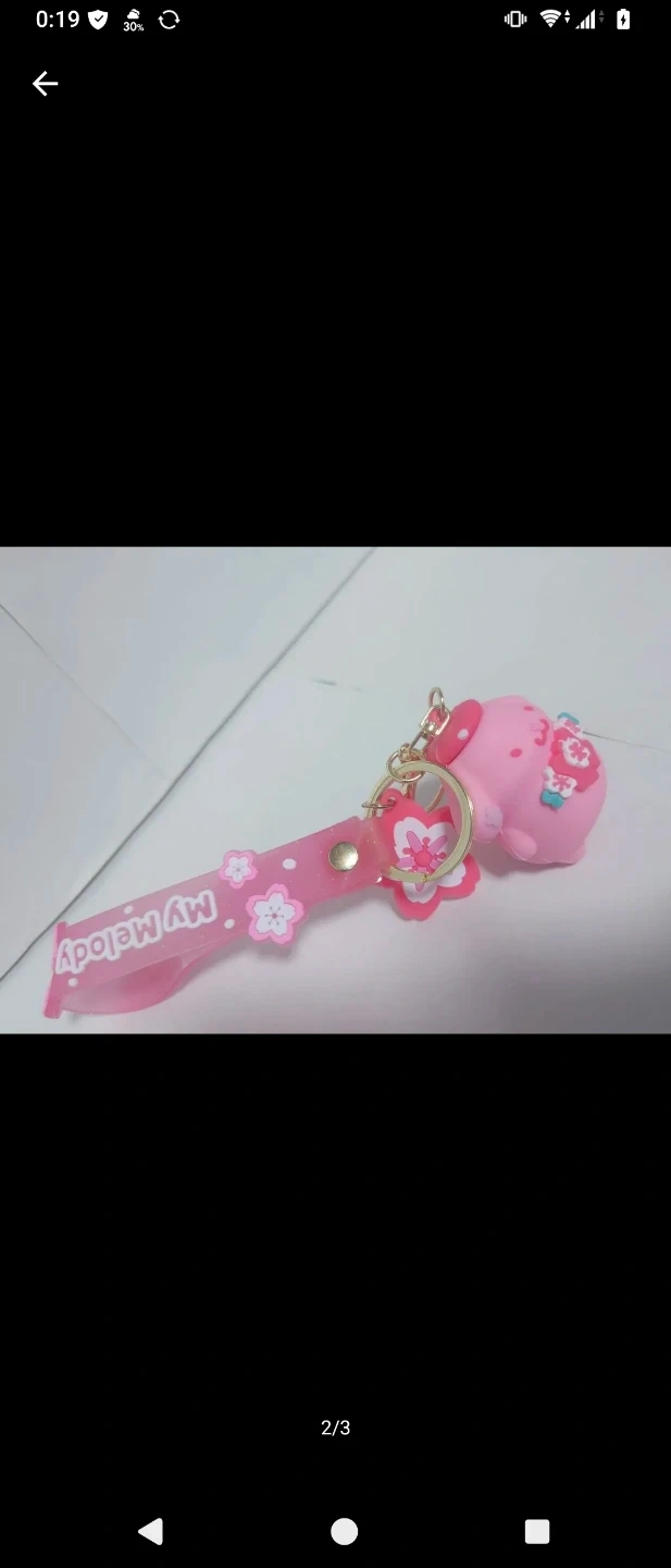 マイメロディ キーホルダー 桜デザインの写真2枚目