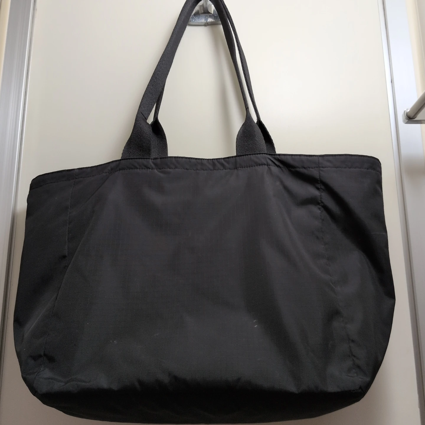 【難有り】レスポートサック トートバッグ 黒　ファスナー破損