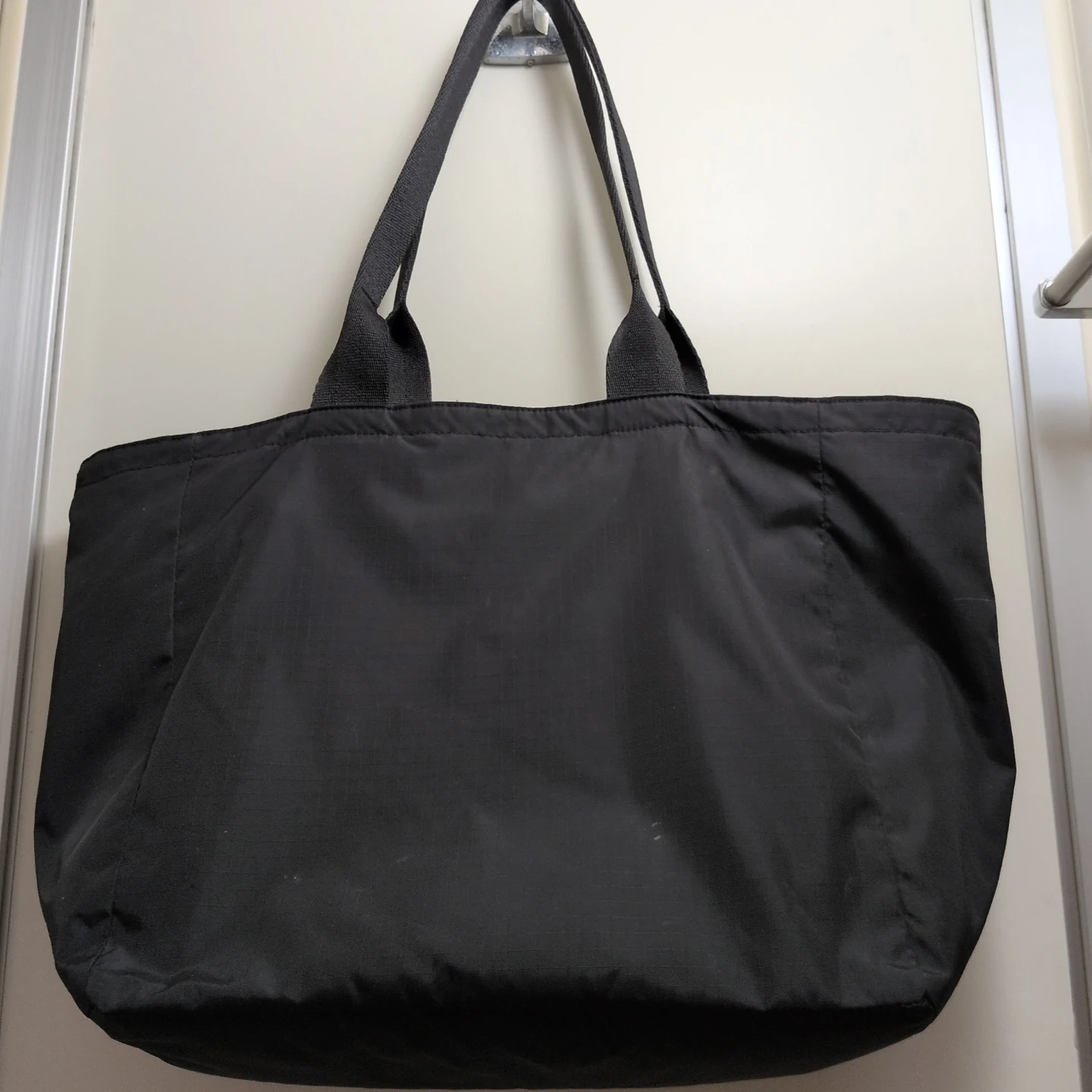 【難有り】レスポートサック トートバッグ 黒 ファスナー破損