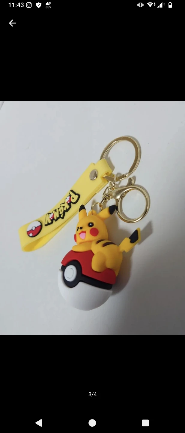 ポケモン ピカチュウ キーホルダー モンスターボールの写真3枚目