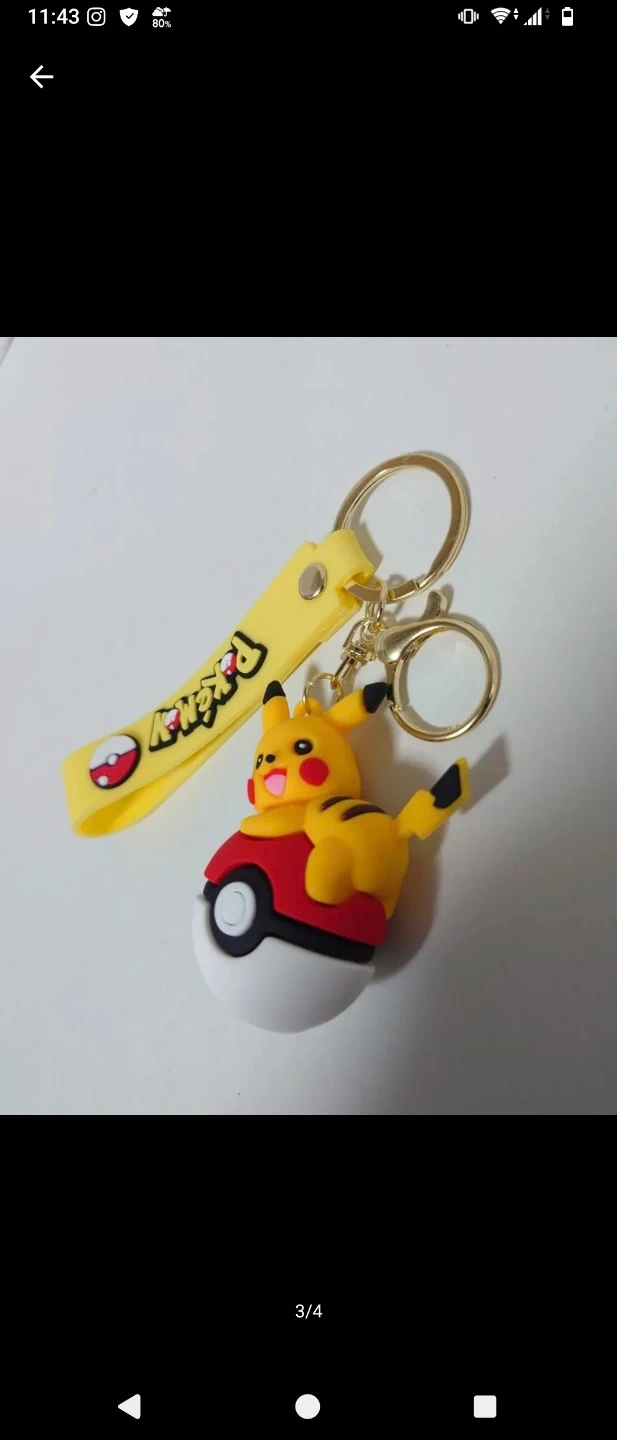 ポケモン ピカチュウ キーホルダー モンスターボールの写真3枚目