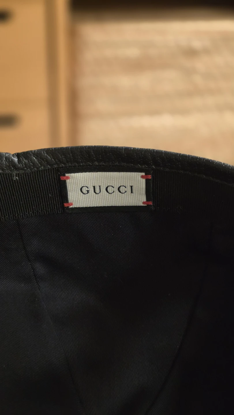 GUCCI オフザグリッド キャップ 黄 Mの写真5枚目