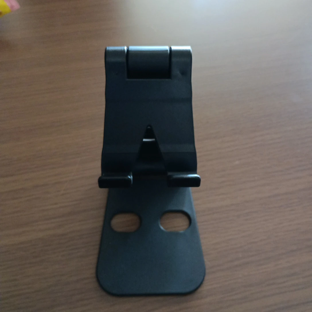 折りたたみ式 卓上スマホスタンド ブラック