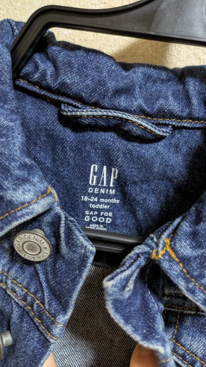 GAP DENIM ギャップ デニムジャケット 18-24monthsの写真2枚目
