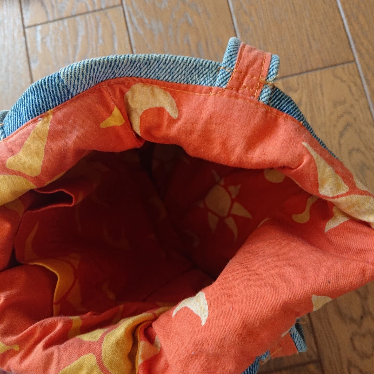 デニム リメイクバッグ 3点セットの写真7枚目