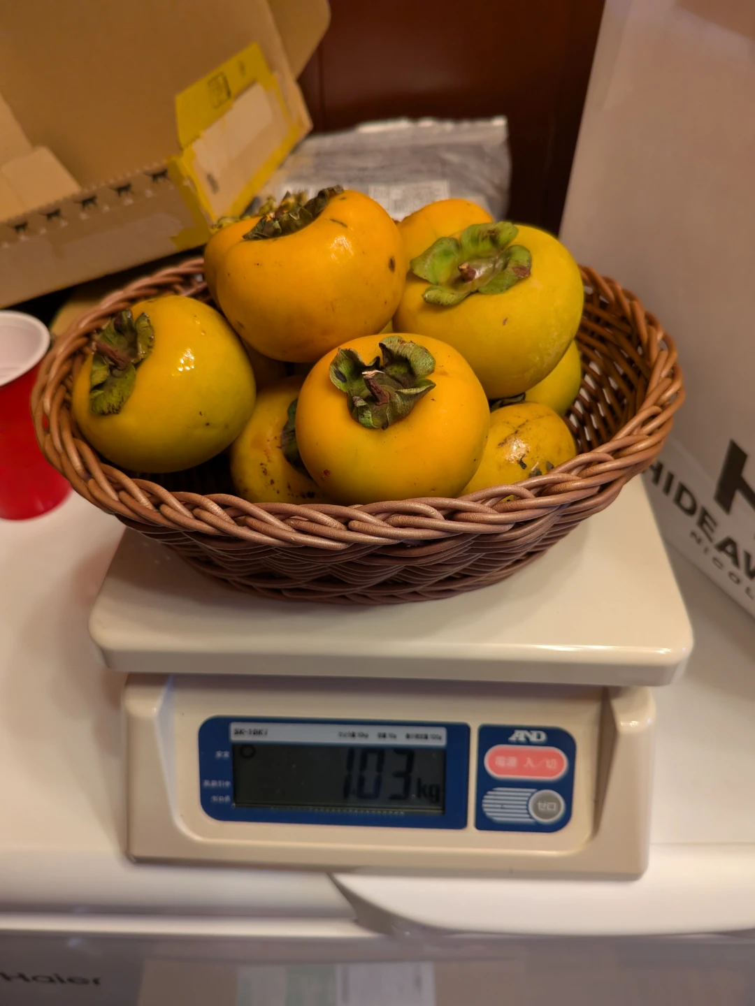 新鮮 柿 まとめ売り 約1kg