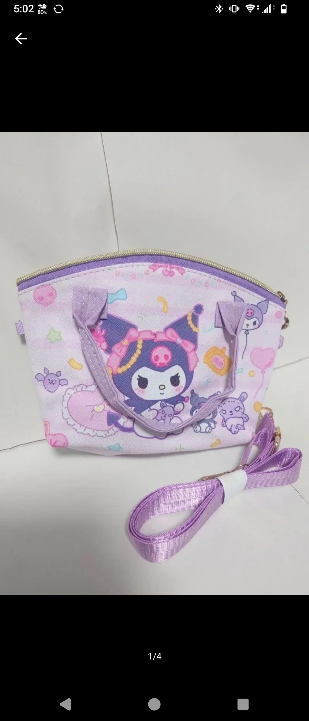 サンリオ クロミ ミニショルダーバッグ パープル