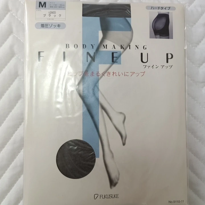 フクスケ ボディメイキングストッキング M ブラック