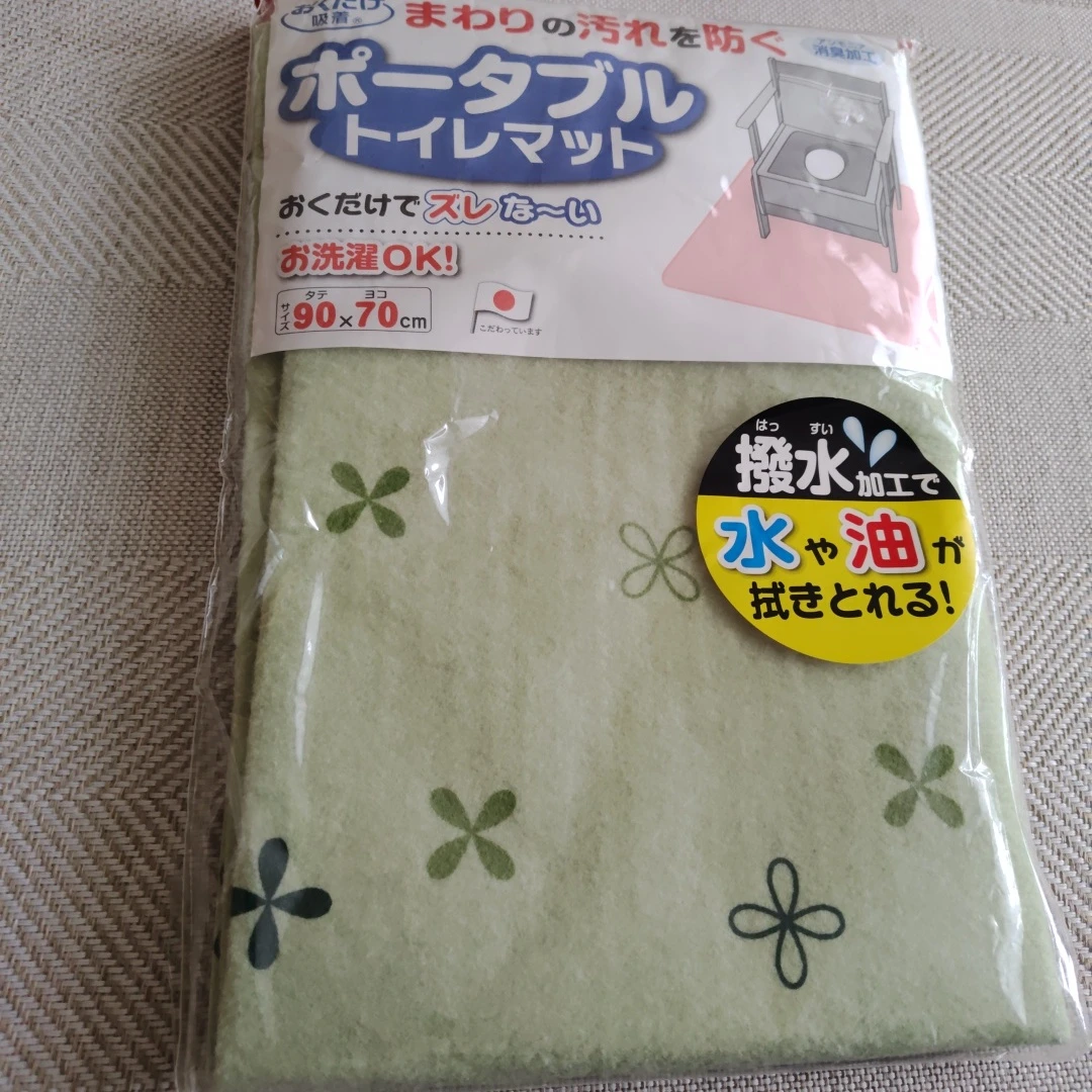 サンコー ポータブルトイレマット 90×70cm