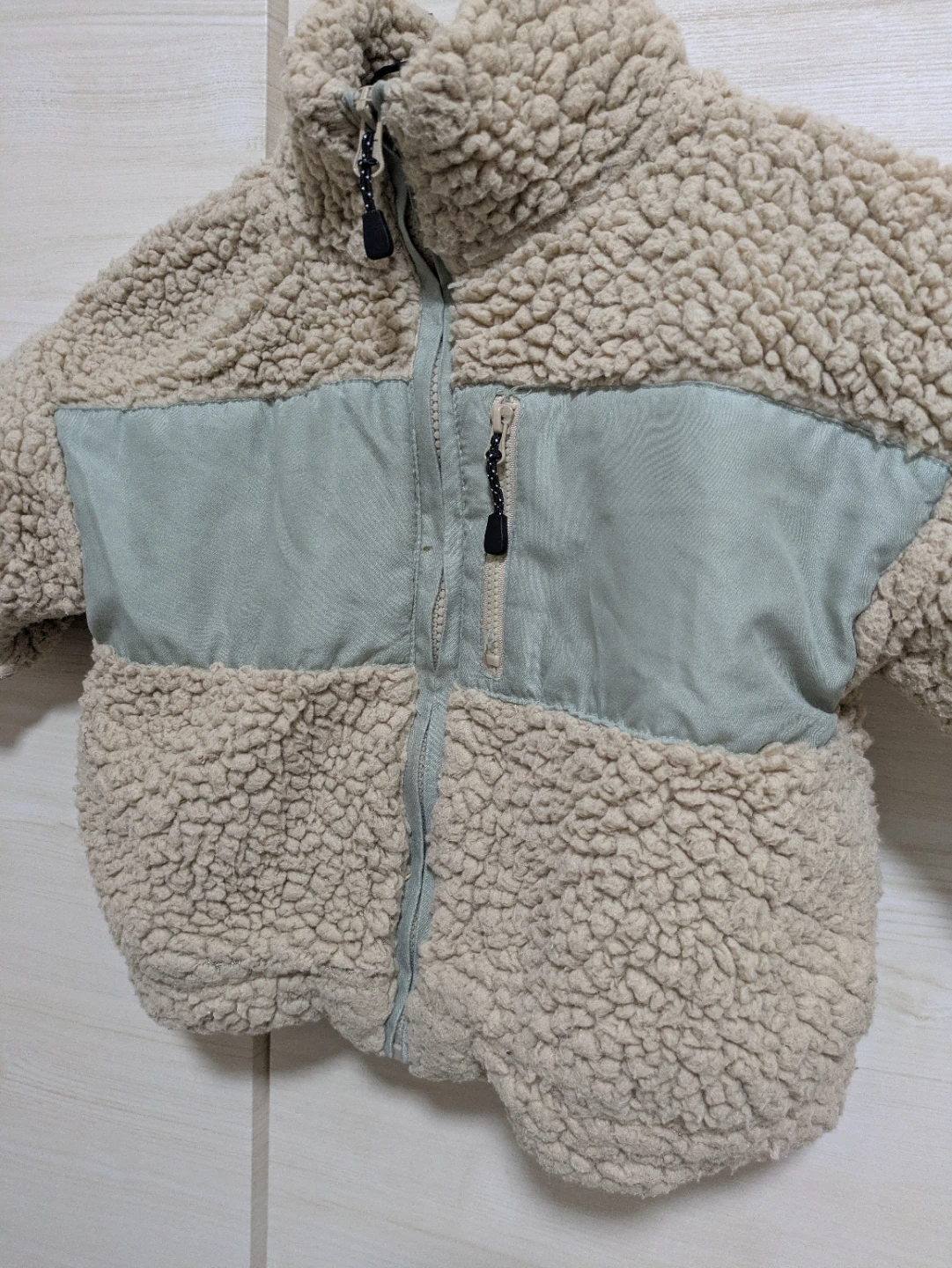 1歳向け【アーリーモモ】 ボアジャケット 110cm(実際は80-90cm)の写真2枚目