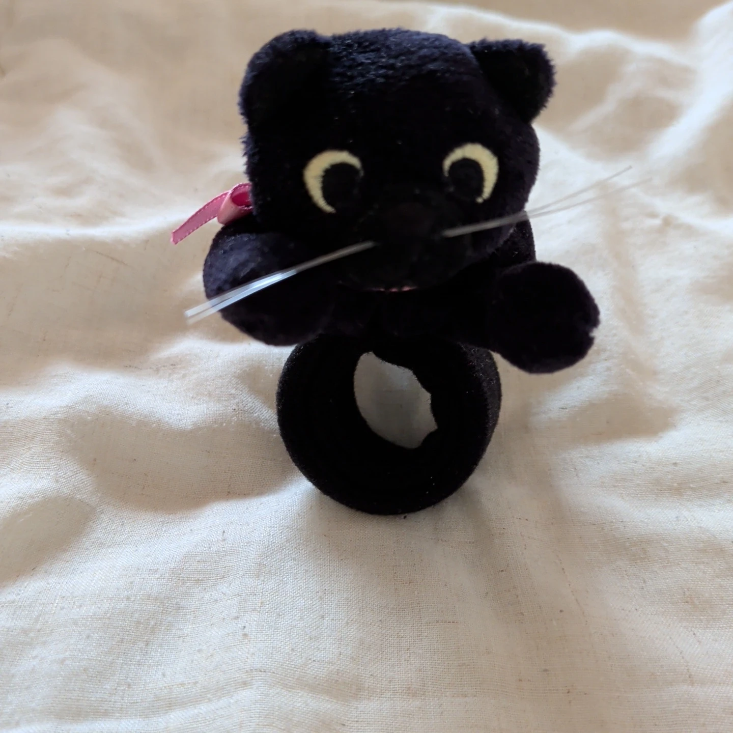 ハロウィン黒猫 エコバッグ ぬいぐるみ風の写真7枚目