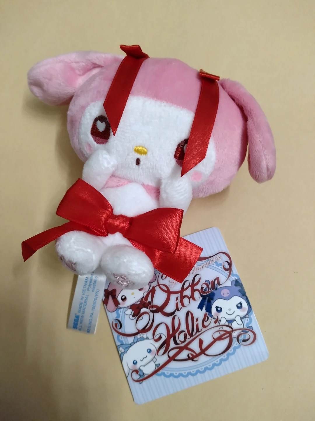 であるゆるかわサンリオキャラクターズ マスコット RIBBON HOLIC マイメロディ