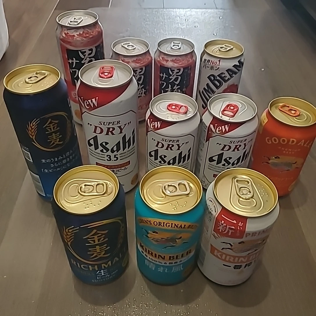 新品未開封!生ビール多数!!サワー、ジムビームソーダなど12本セット!