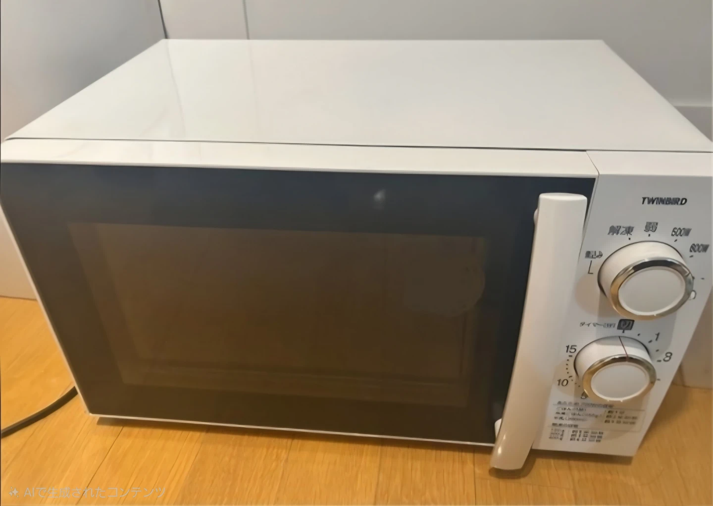ツインバード 電子レンジ DR-D429 ホワイト