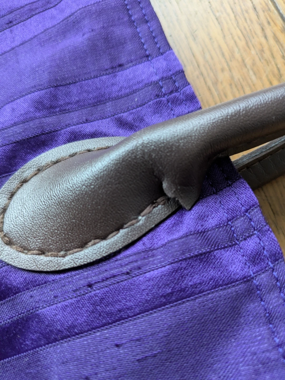 ハンドメイド トートバッグ 2点セット(パープル)の写真4枚目