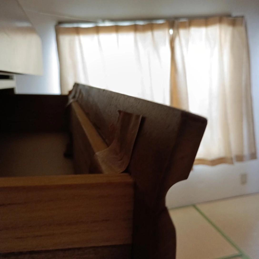 木製ハイチェスト 整理タンスの写真4枚目