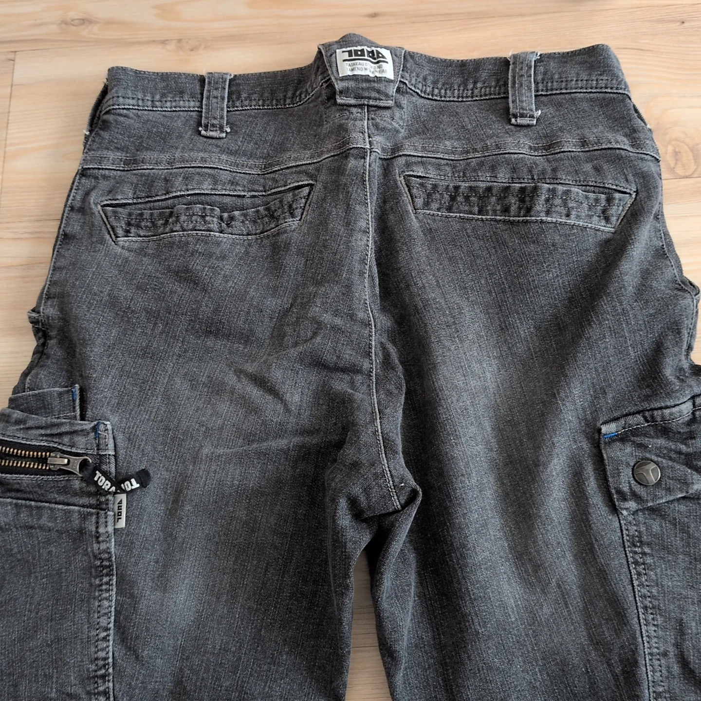 寅壱 カーゴパンツ 8870 グレー Lサイズの写真2枚目
