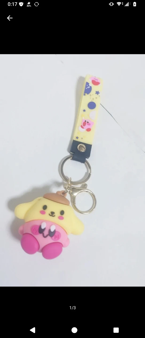 星のカービィ ポムポムプリン キーホルダー