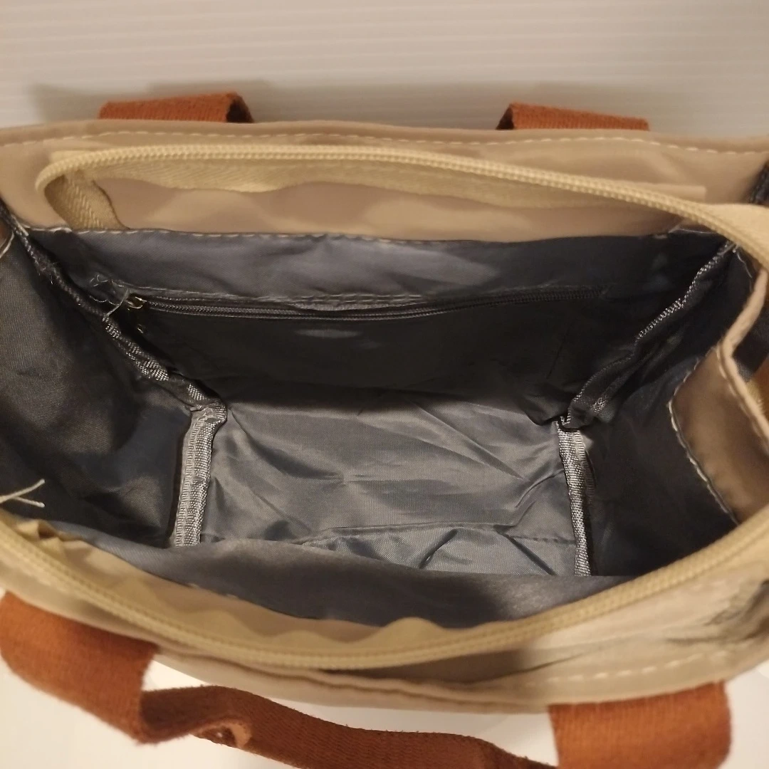 Aodabag ハンドバッグ ミニトート ベージュの写真5枚目