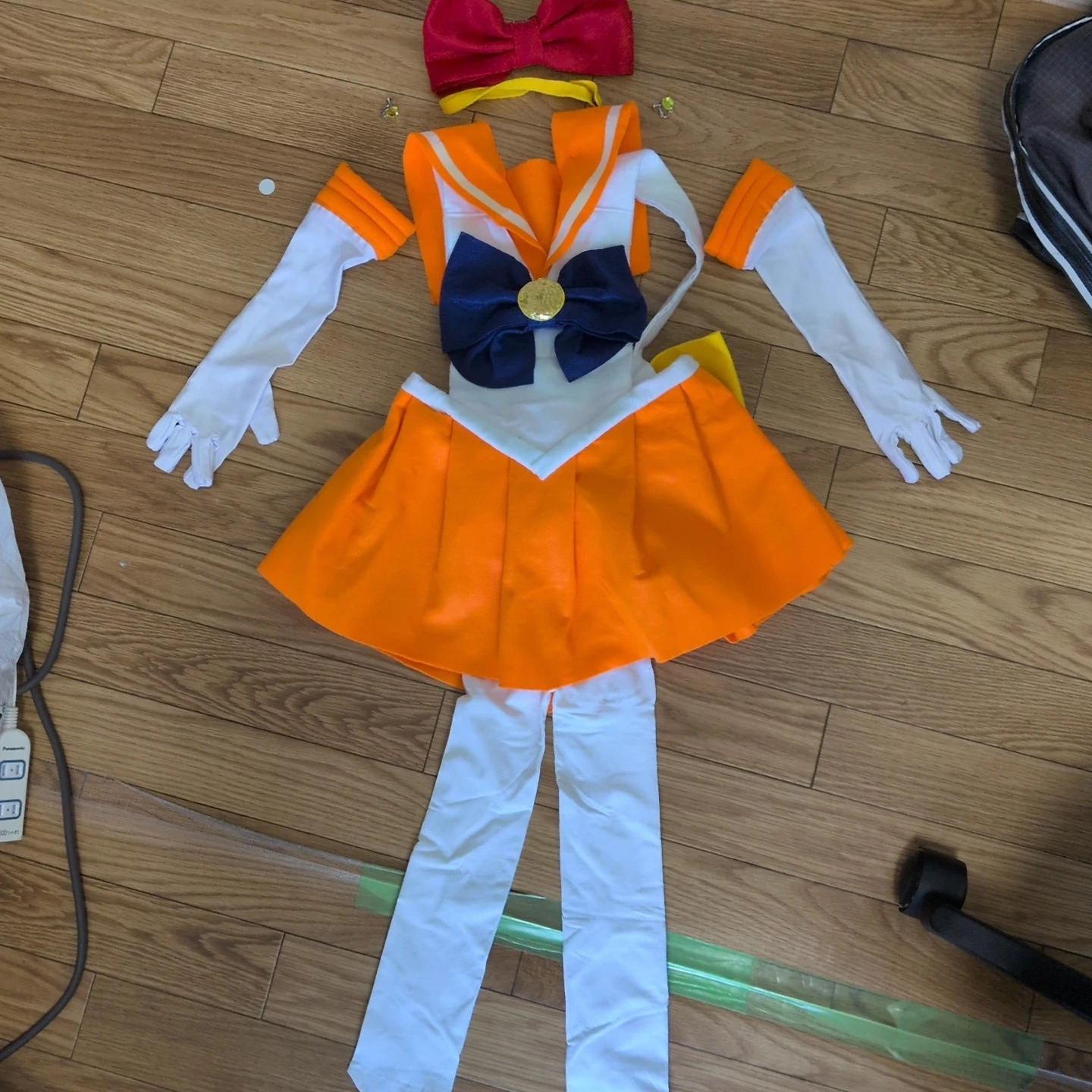 キッズ セーラー戦士 コスプレ衣装セット ハロウィン 仮装