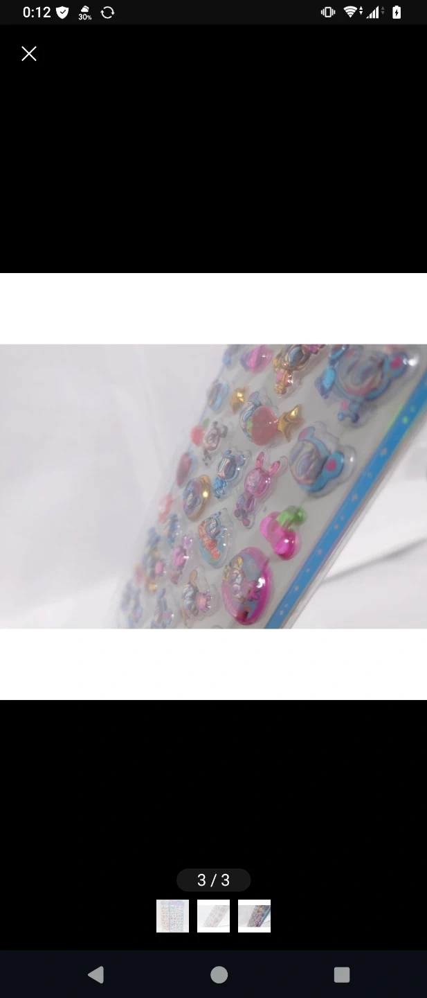 うるちゅる ポップシール ステッカー 2種セット 輸入品の写真3枚目