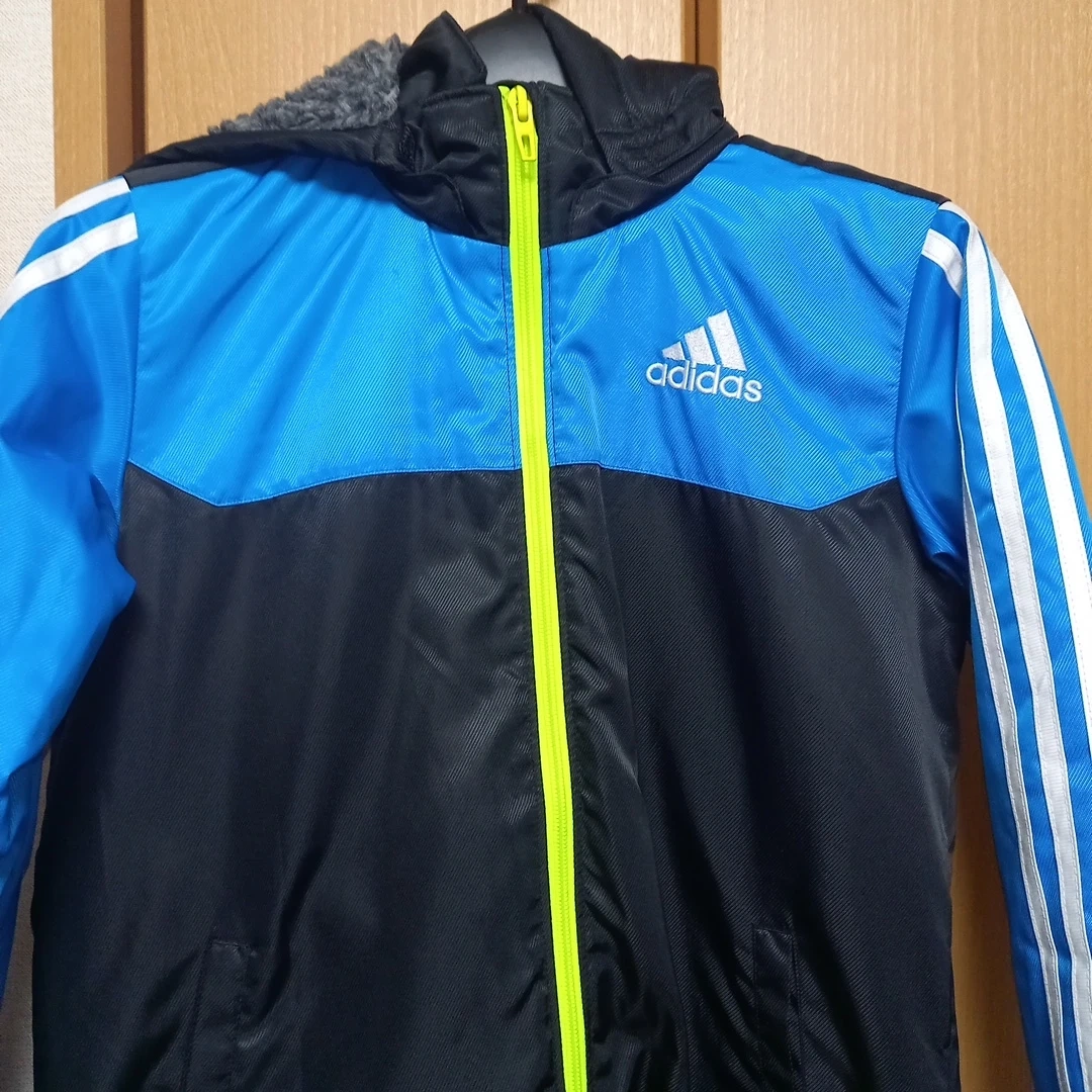 アディダス 子供用ベンチコート&パーカー 130cm 2点セット