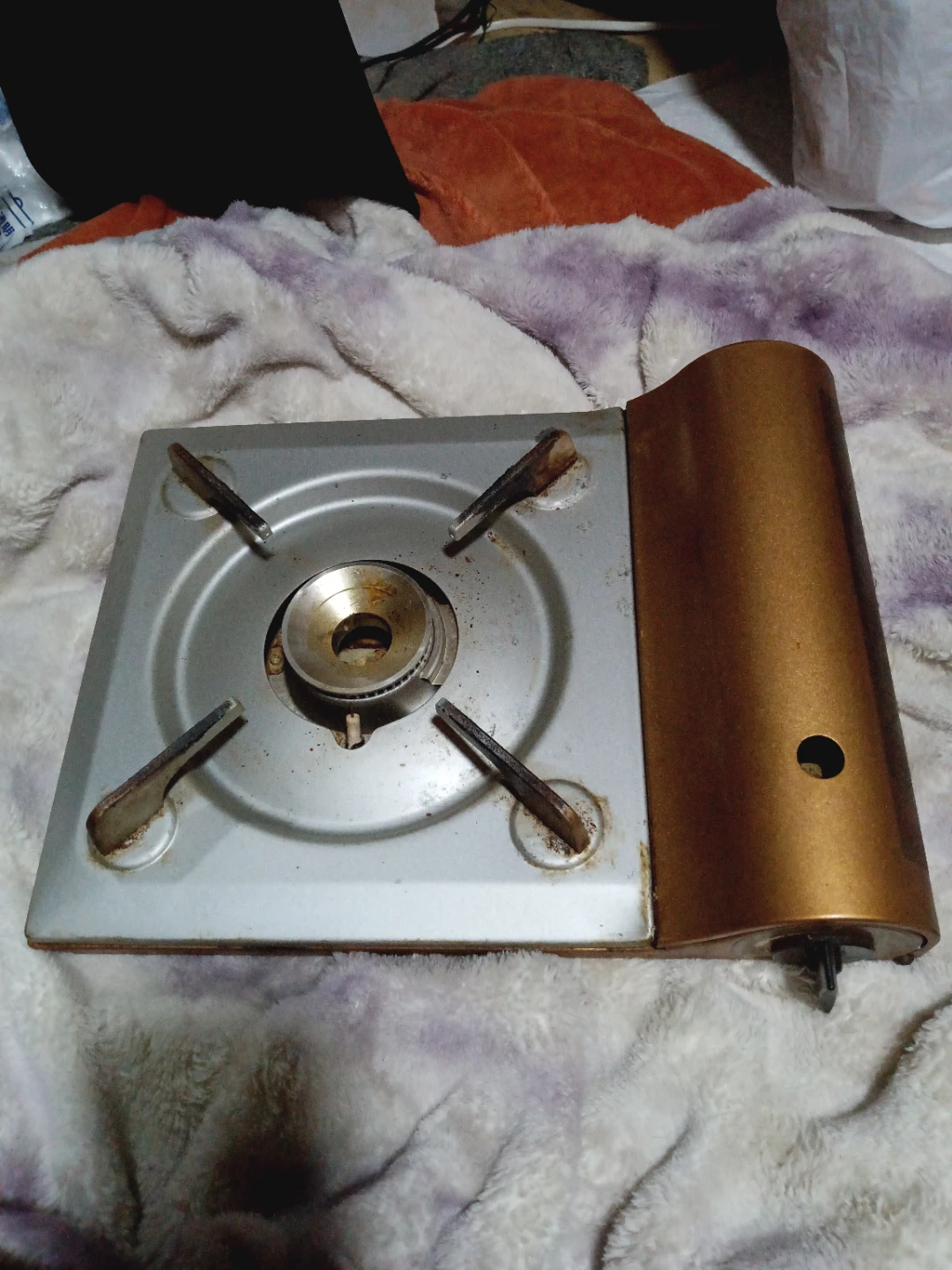 カセットコンロ ゴールド