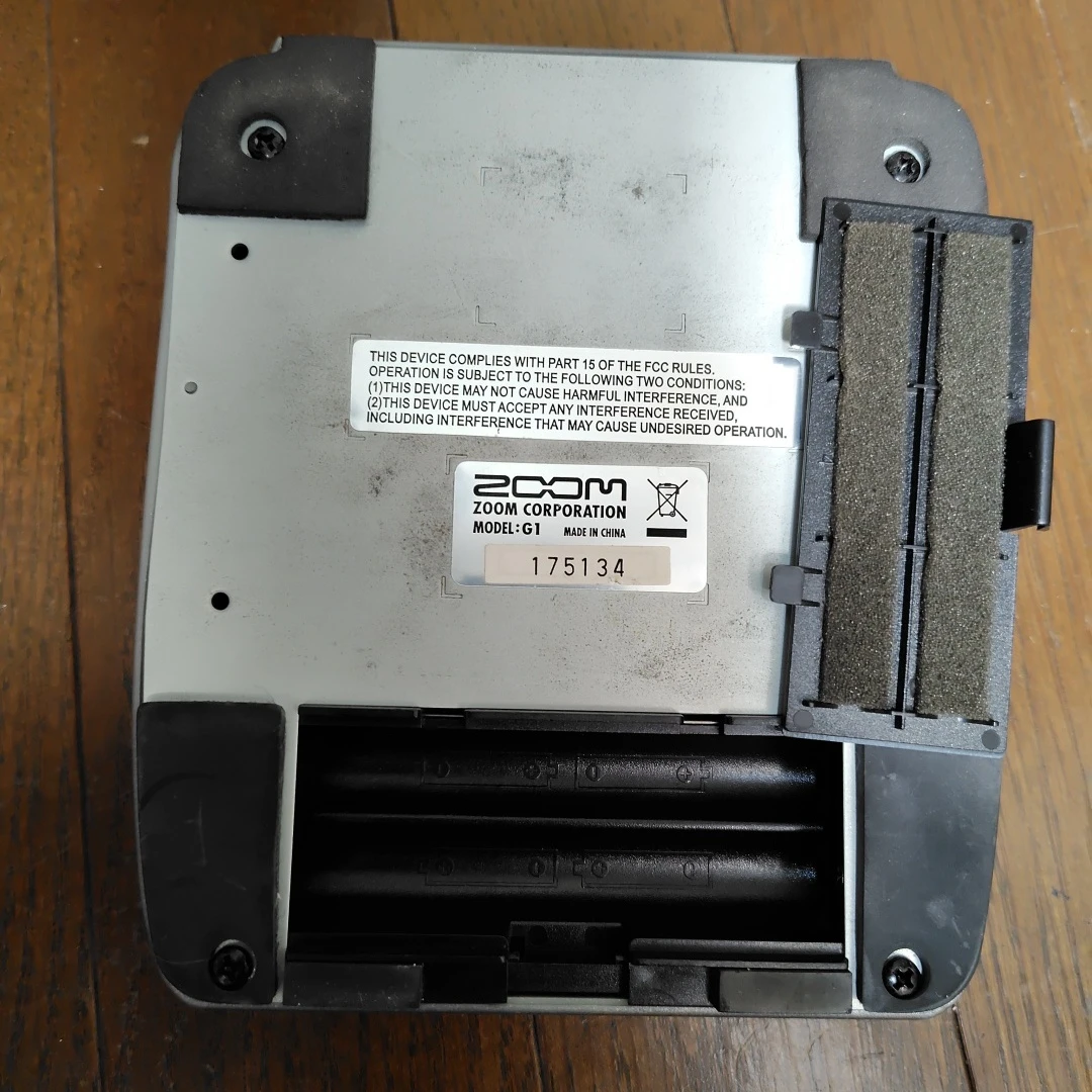 ズーム ギター用エフェクター G1の写真3枚目