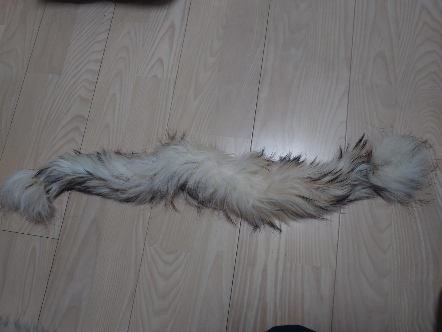 リアルファー　ティペット　マフラーの写真2枚目