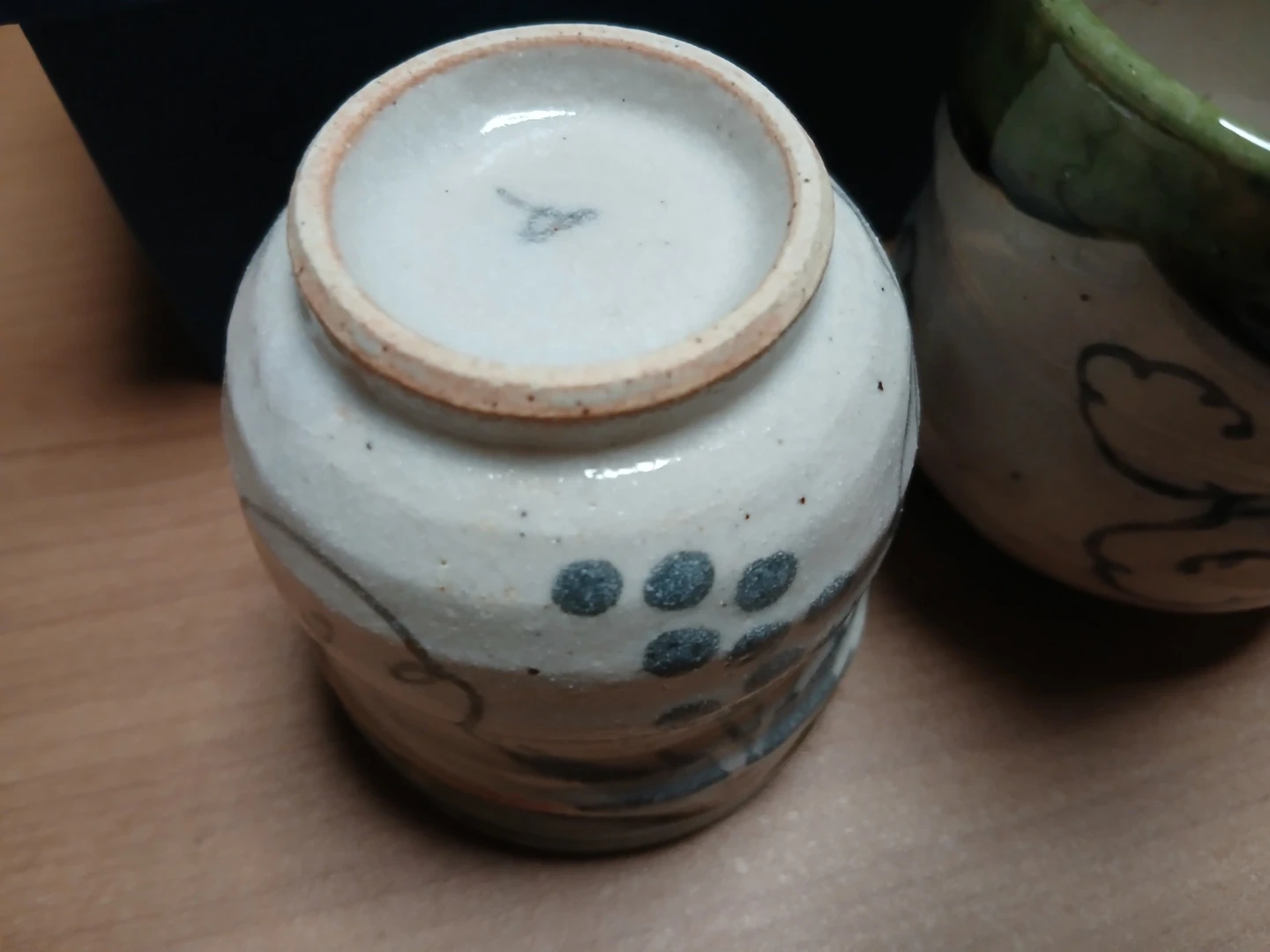 織部焼 湯呑み ペア 伝統の器 箱付きの写真3枚目