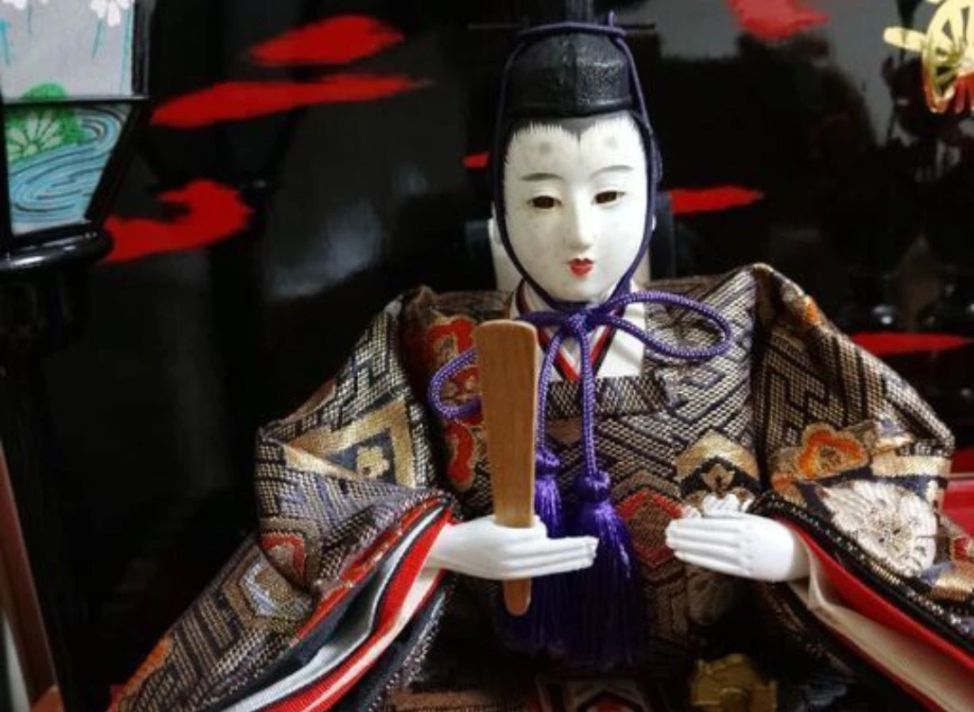 雛人形 ガラスケース入り 親王飾りの写真3枚目
