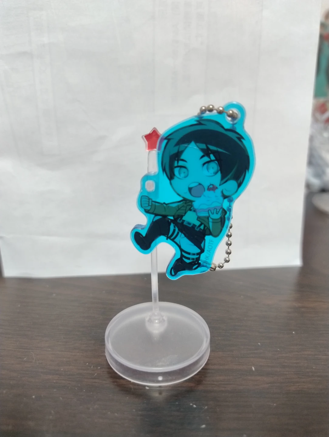 進撃の巨人 エレン アクリルキーホルダー スタンド付