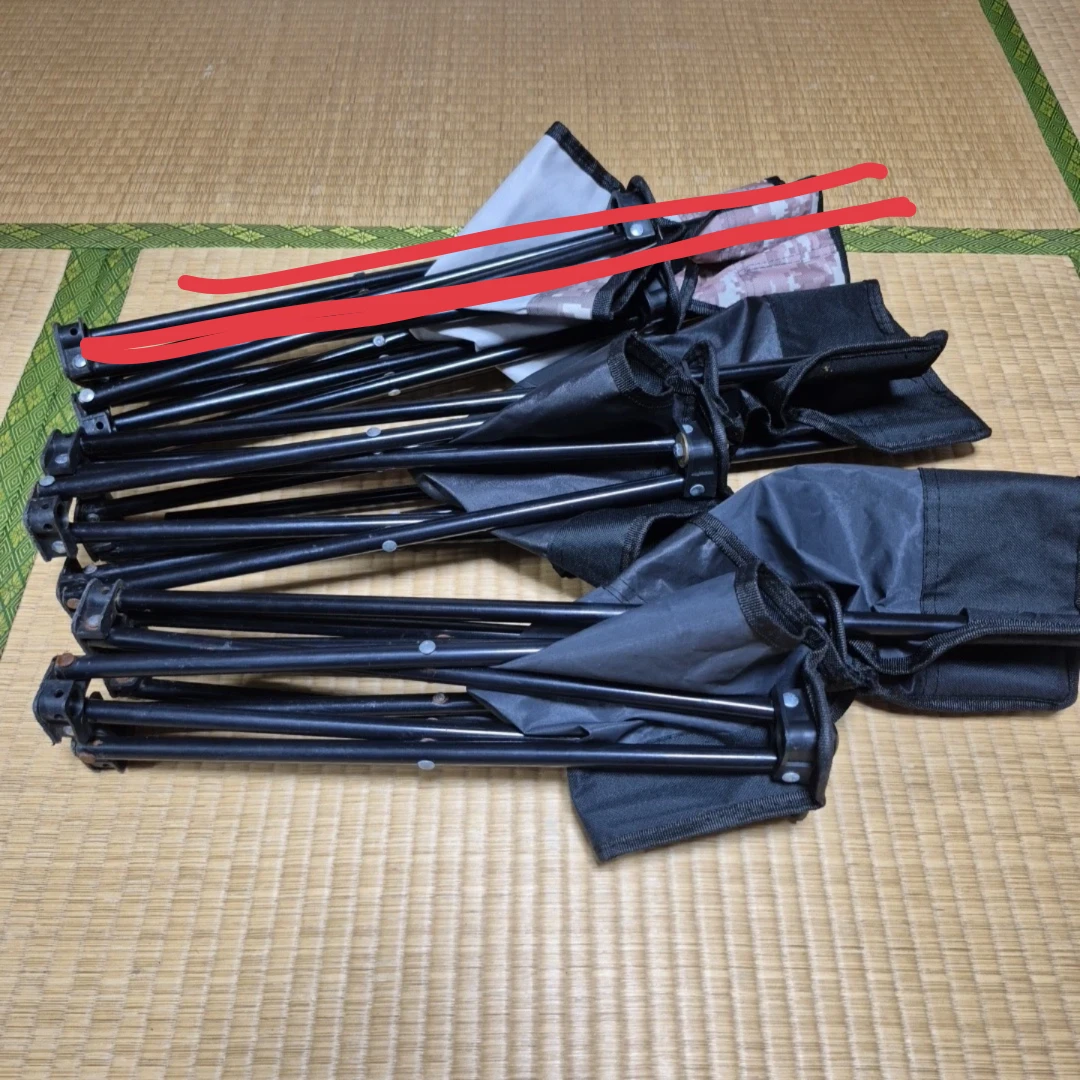 折りたたみアウトドアチェア セットの写真3枚目