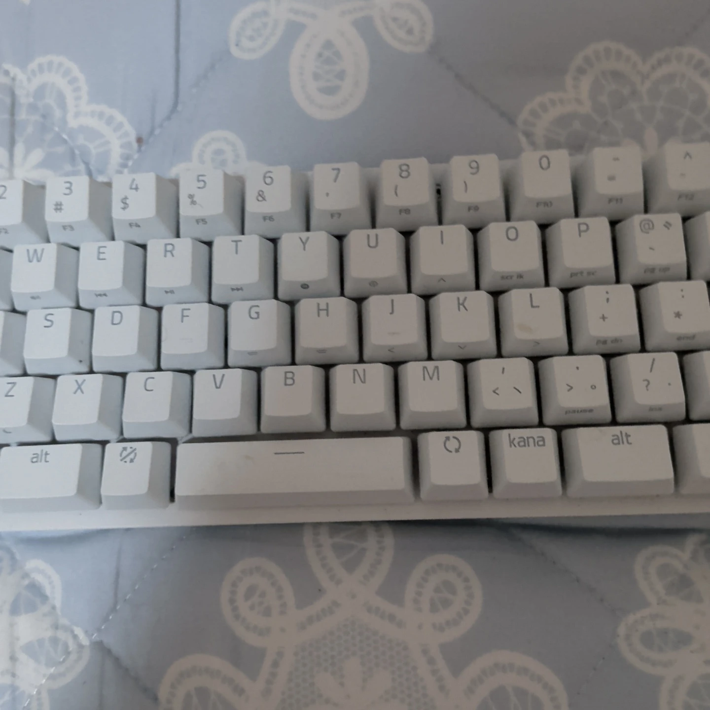 キーボード中古レイザー ハンツマン ミニ ホワイトの写真5枚目
