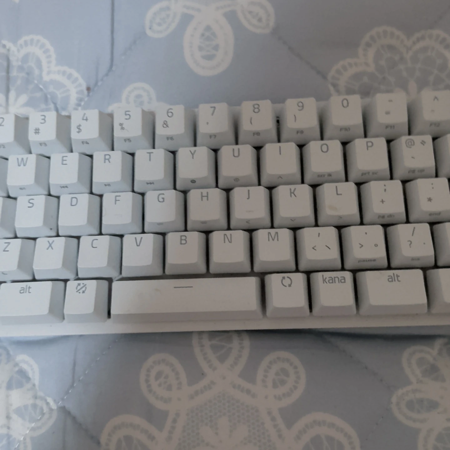 キーボード中古レイザー ハンツマン ミニ ホワイトの写真5枚目