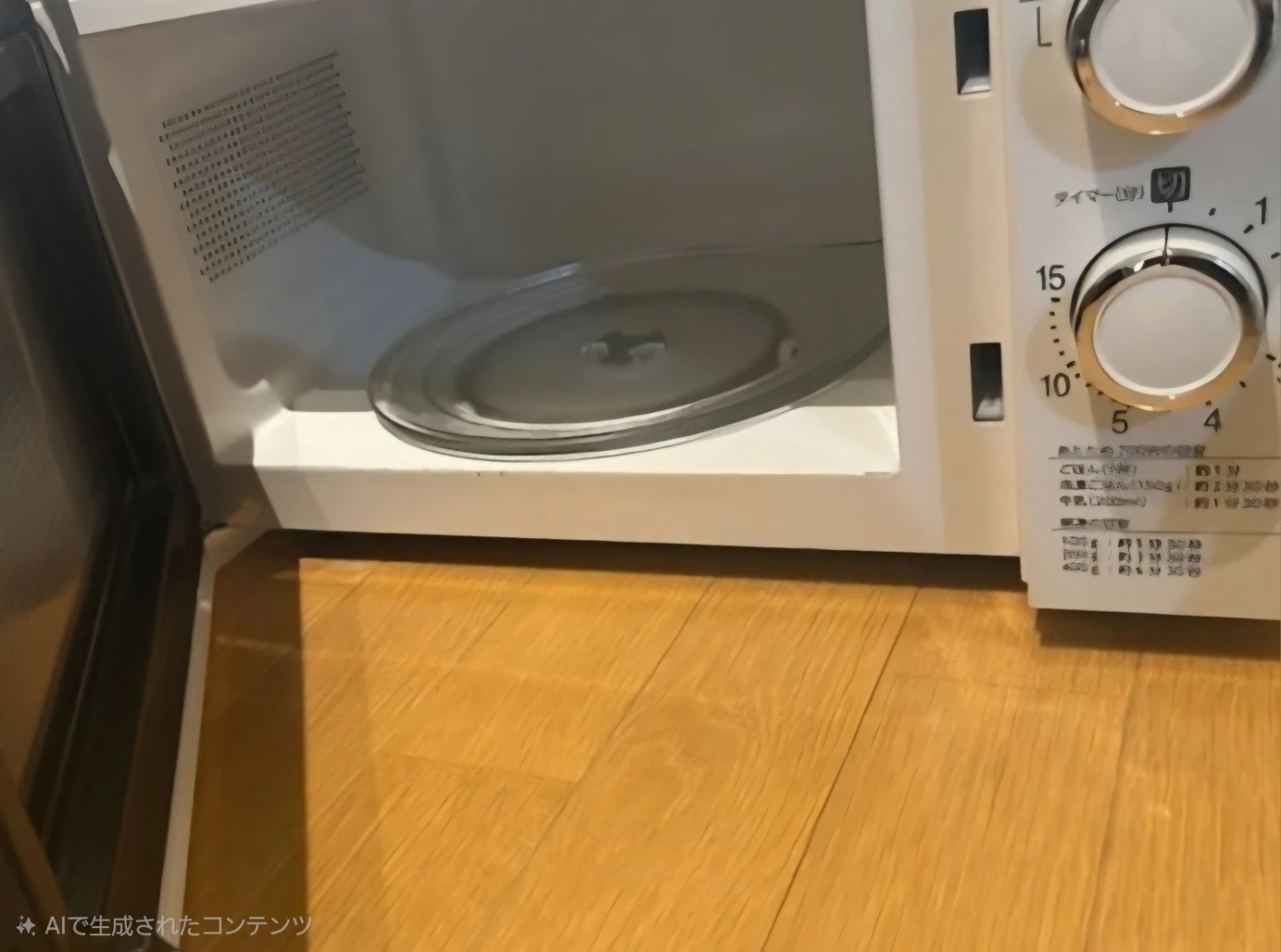 ツインバード 電子レンジ DR-D429 ホワイトの写真2枚目