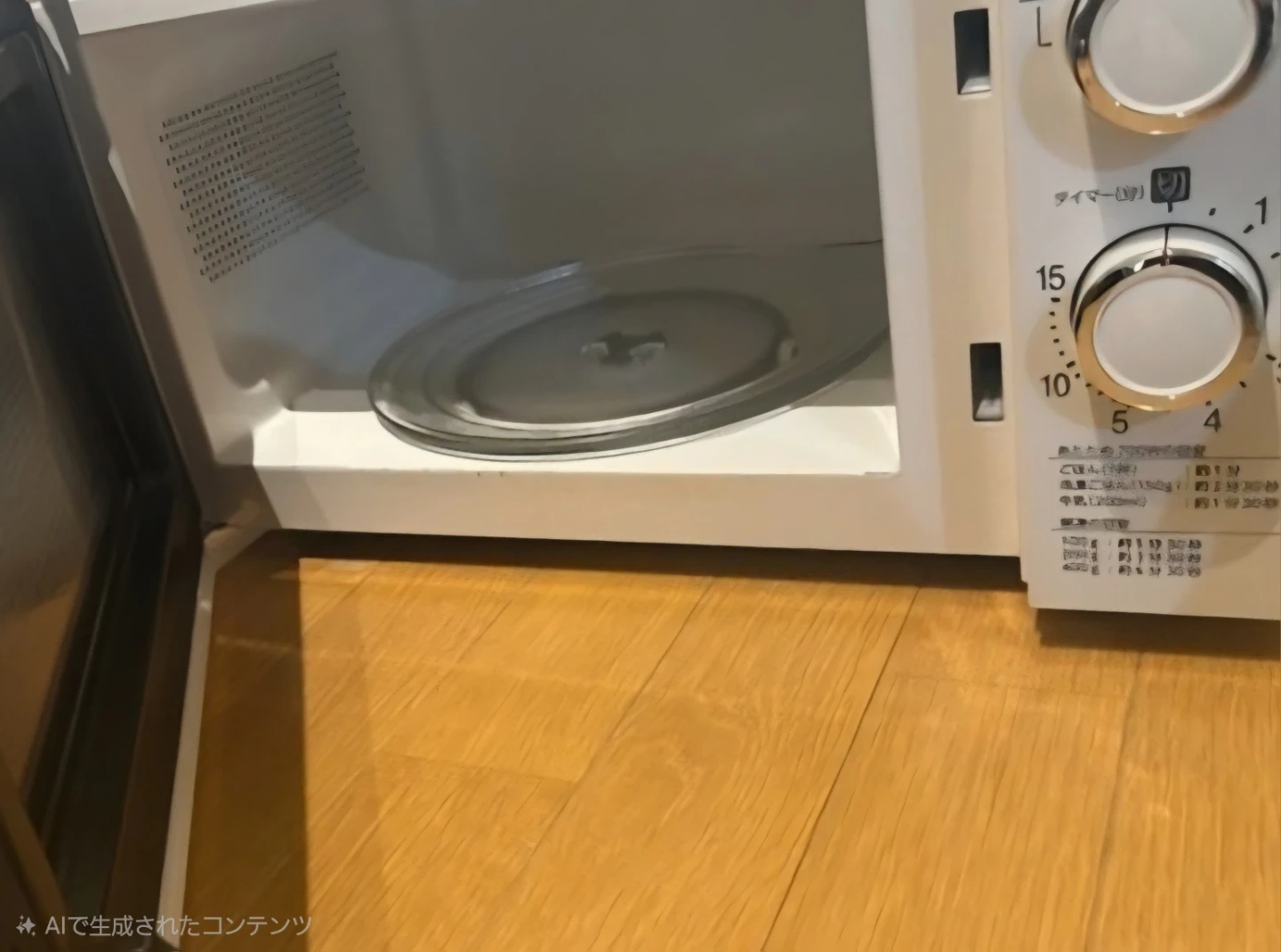ツインバード 電子レンジ DR-D429 ホワイトの写真2枚目