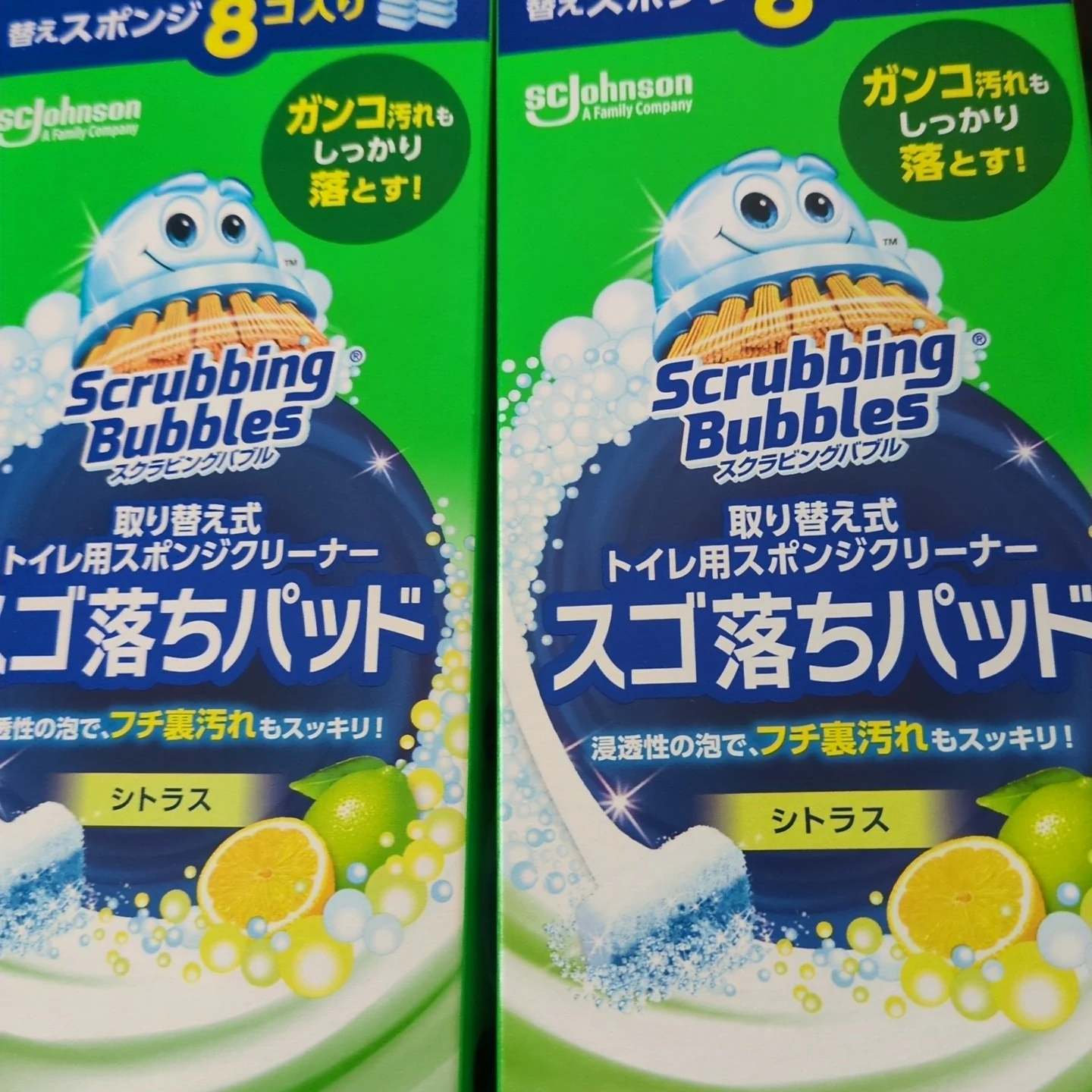 スクラビングバブル 替えスポンジ 6箱で