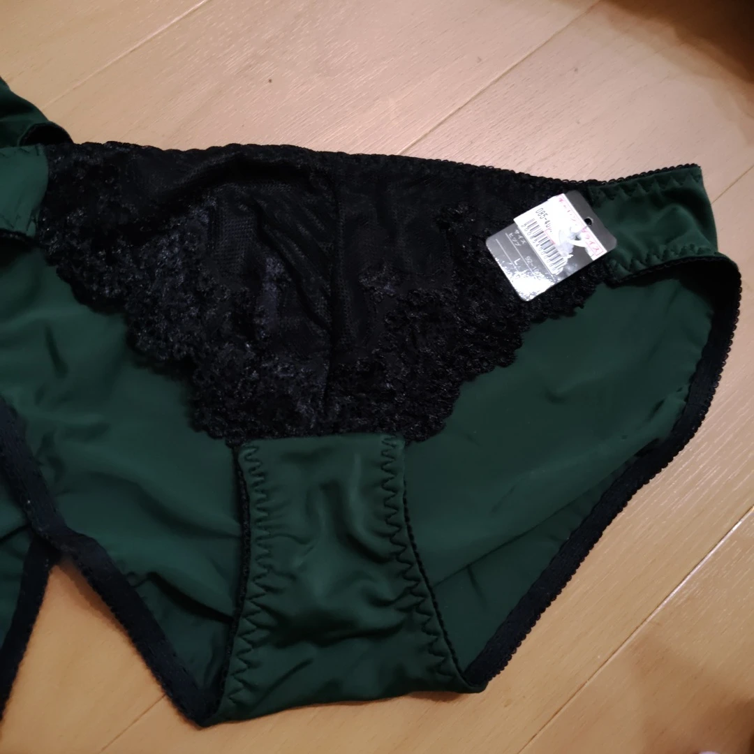 新品 ショーツ 2枚セット ダークグリーン Lサイズの写真2枚目