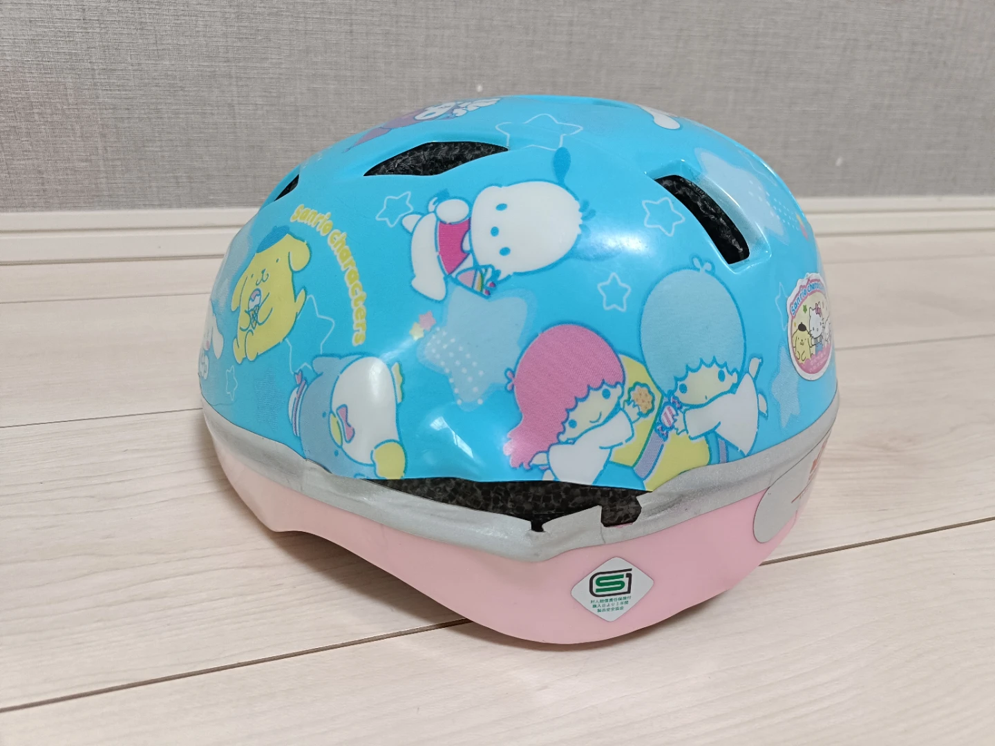 【サンリオ】自転車 キッズ ヘルメット 46〜52cm 1〜5歳位の写真4枚目