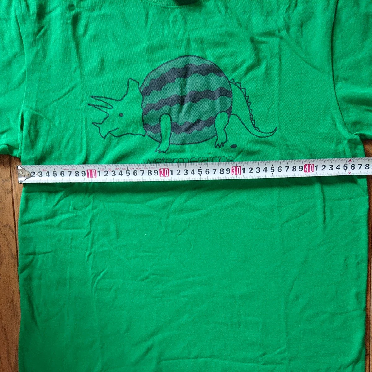 デリシャスグラフィックストア Tシャツ Lサイズ 緑 恐竜の写真5枚目