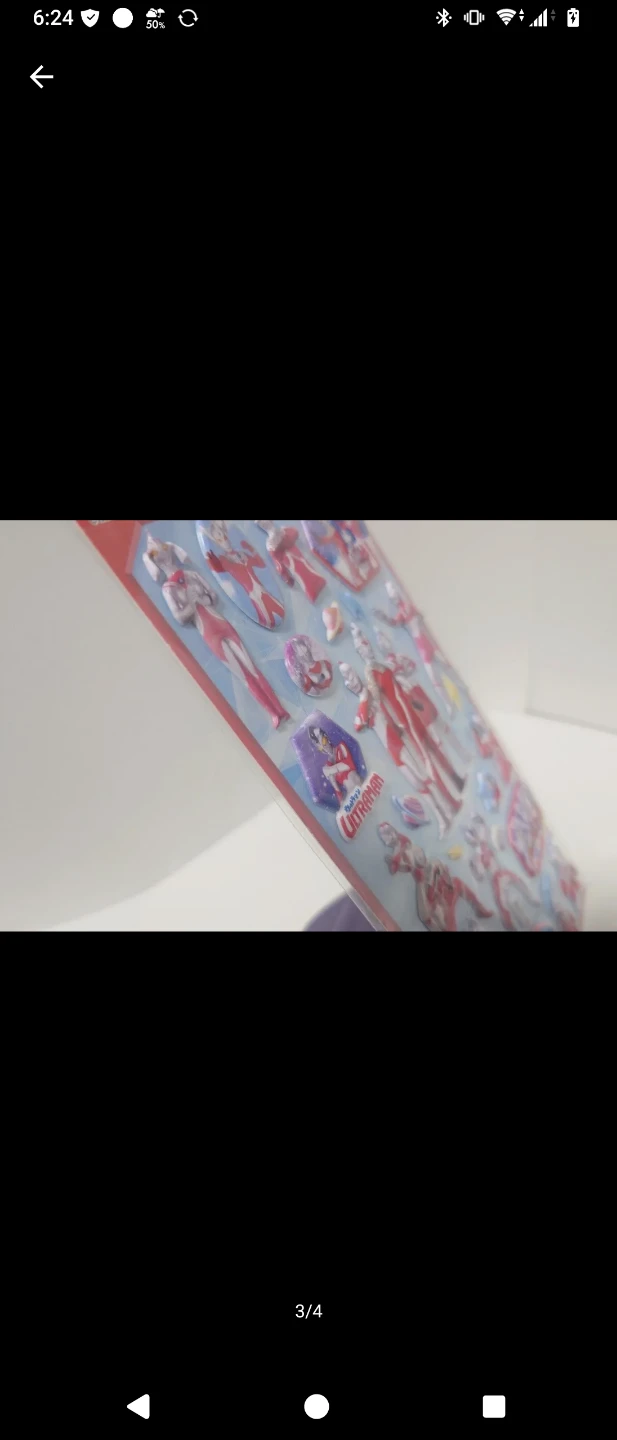 ウルトラマン 立体シール 2枚セット　輸入品の写真3枚目