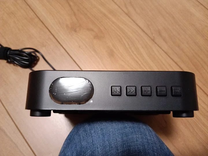壁掛けDVDプレイヤー 多機能ポータブル 黒の写真6枚目