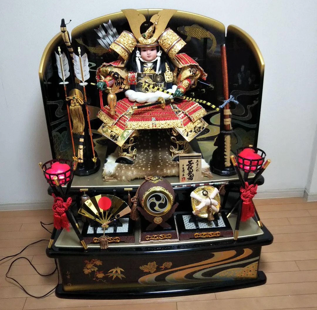 【美品】五月人形 二段飾り
